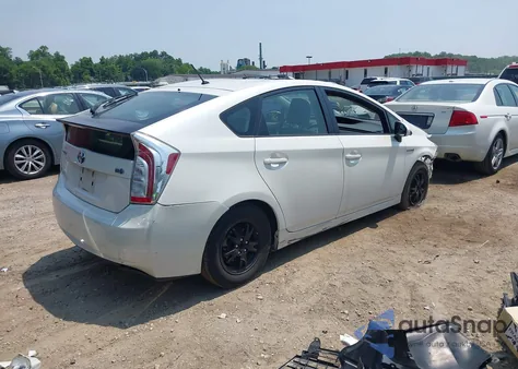 2012 Toyota Prius Two из США, поврежденный, VIN JTDKN3DU5C5443096